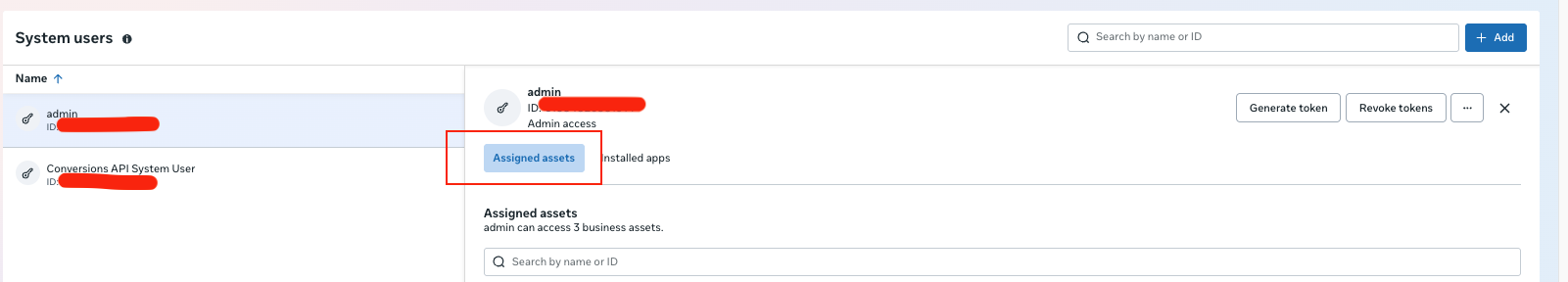 Assign Assets